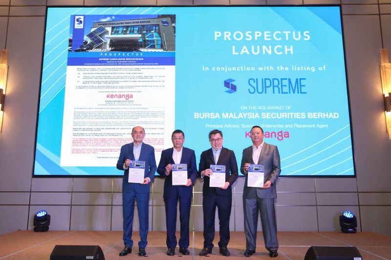 Supreme Consolidated Resources Bhd Launches IPO Prospectus