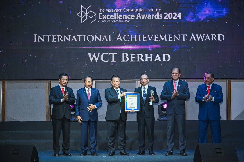 WCT Berhad Honoured with International Achievement Award at The CIDB MCIEA 2024