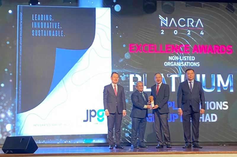 Johor Plantations Group Sets Benchmark in Corporate Reporting with a Platinum Award Win at NACRA 2024