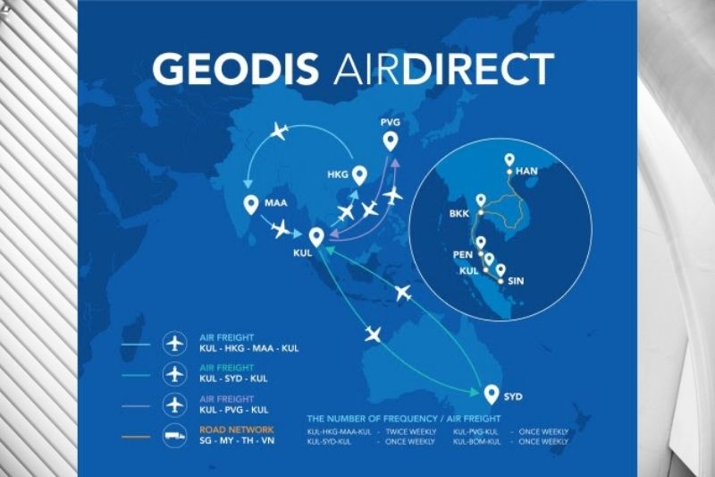 GEODIS adds multiple flights to its AirDirect network in Asia-Pacific