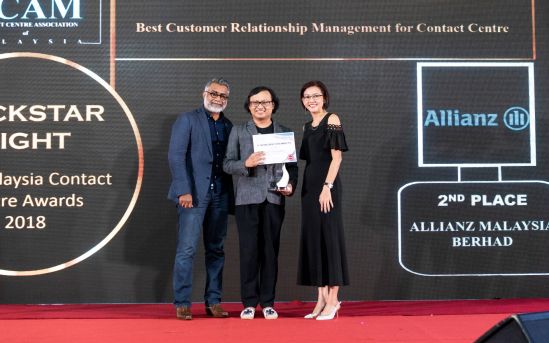 Allianz Malaysia Wins at National Contact Centre Awards 2018