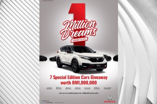 Honda Malaysia Celebrates the Journey of Reaching 1 Millionth Unit Sales Milestone With Malaysians