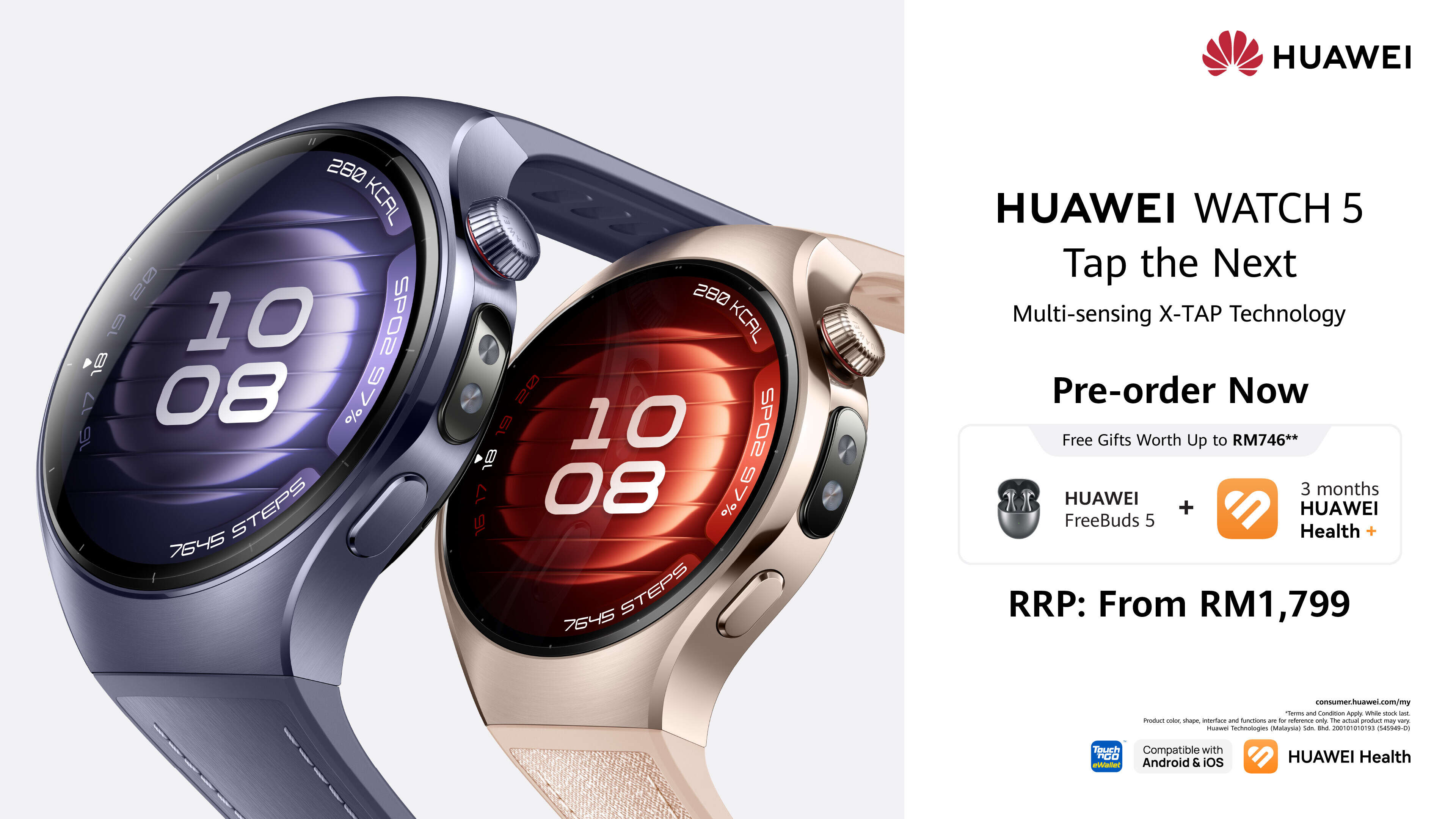 LAUNCH OF HUAWEI WATCH 5