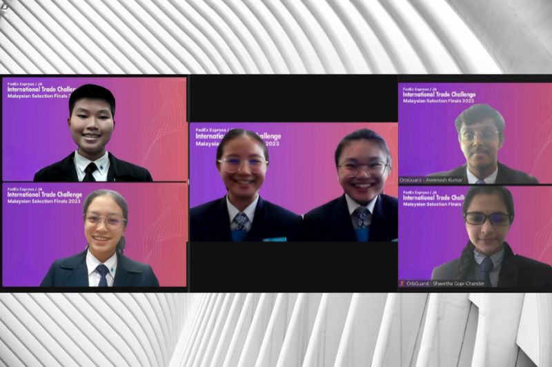 FedEx Empowers Future Entrepreneurs of Malaysia at the  2023 FedEx/JA International Trade Challenge