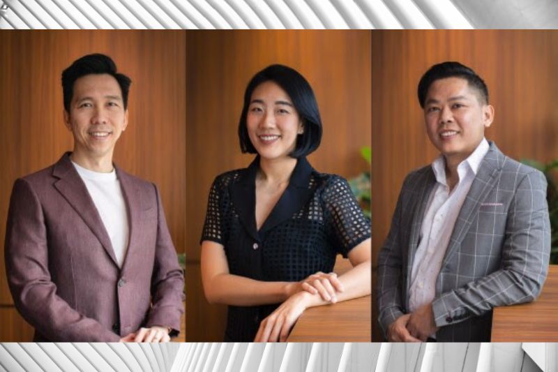 From left to right: Brendan Khor, Group Managing Director; Nat Jentraichan, Country Director, Thailand; Darius Chin, Country Head, Malaysia