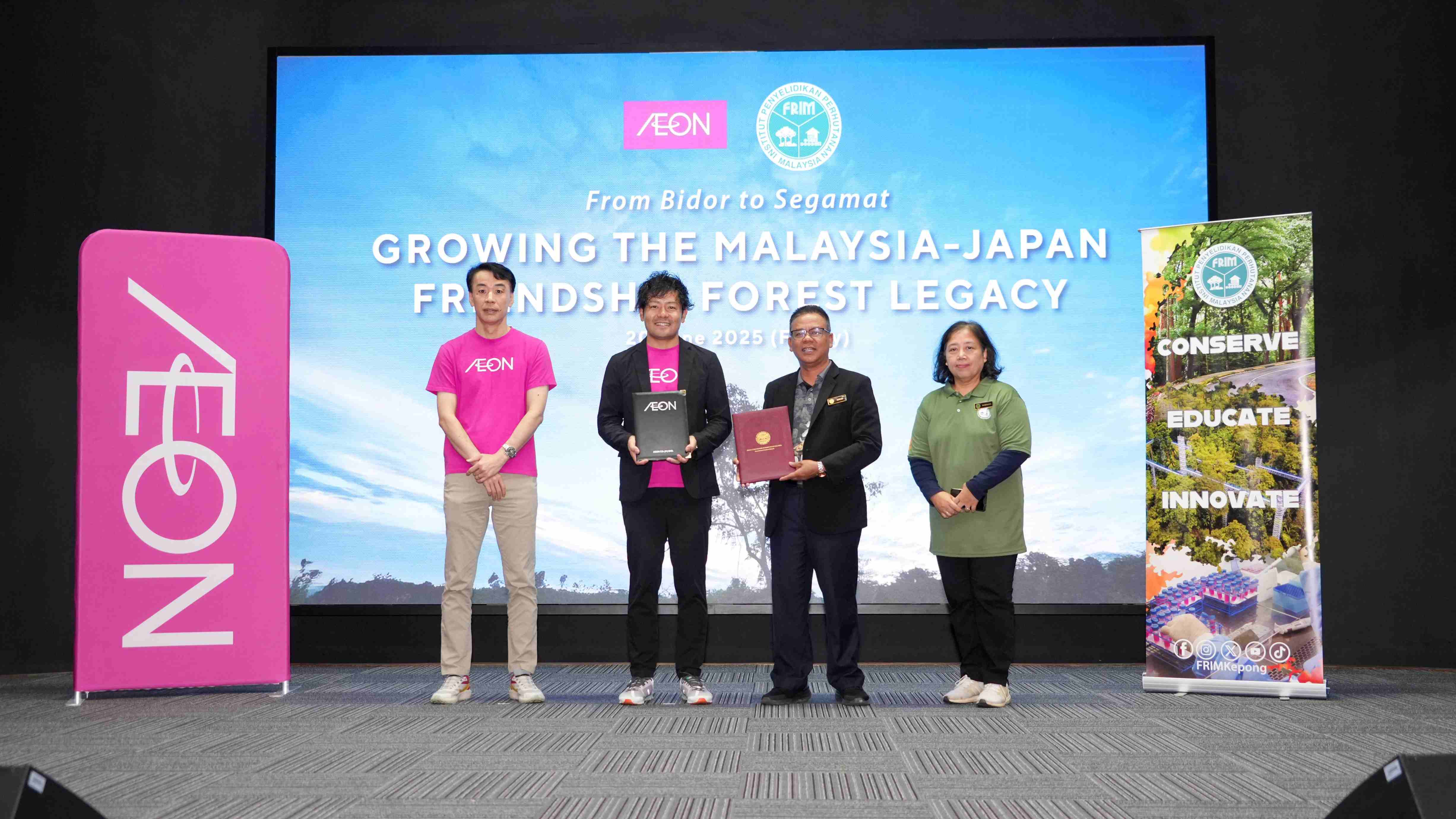 AEON LAUNCHES REFORESTATION PROJECT IN SEGAMAT TO CONTINUE LEGACY OF MALAYSIA-JAPAN FRIENDSHIP FOREST