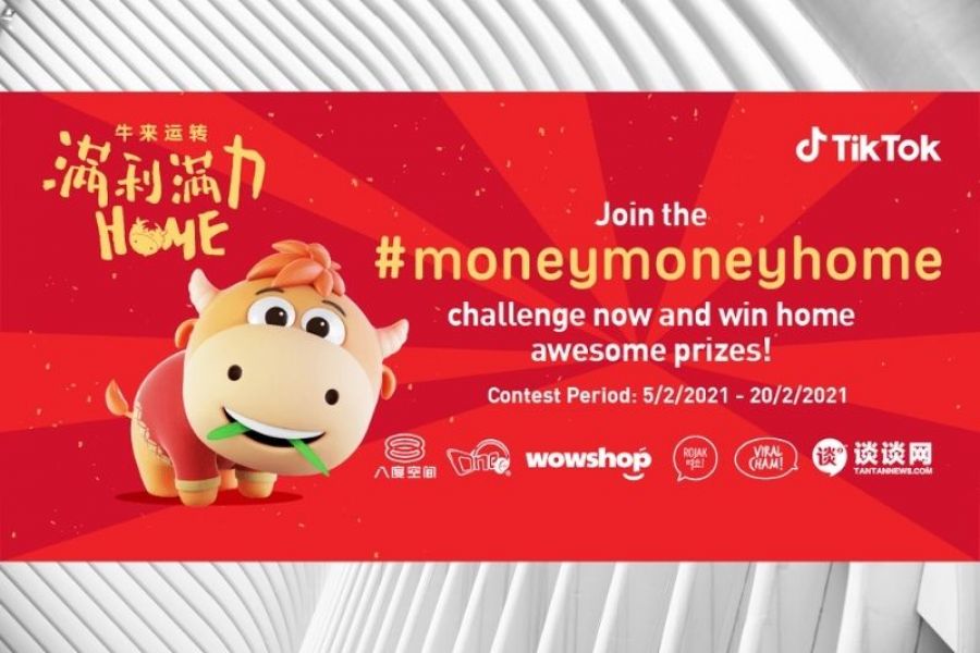 No gatherings for CNY? No problem.  Take the celebration online this Ox-picious New Year with TikTok!