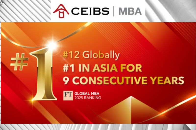 CEIBS MBA ranked #1 in Asia for ninth consecutive year