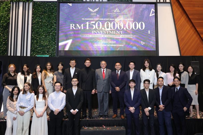 Crewstone International and Vince Group Launch Groundbreaking RM150 Million Real Estate Investment Fund