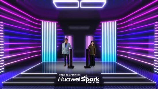 Huawei Malaysia CEO Mr. Michael Yuan and MDEC COO Dato’ Ng Wan Peng launching the Huawei Spark Malaysia programme