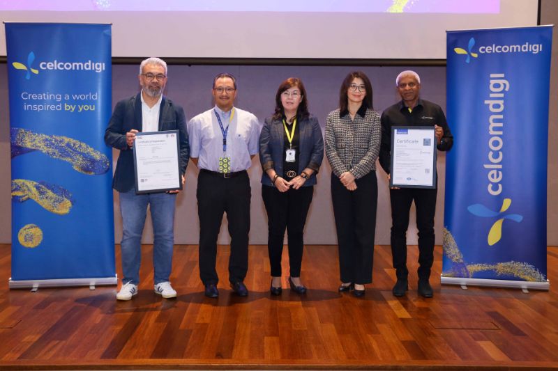 CelcomDigi earns ISO certifications for robust data security and business management systems