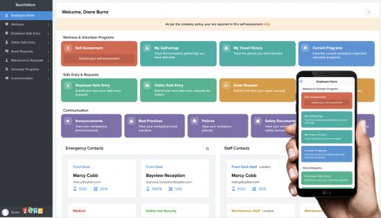 Zoho Introduces BackToWork, Enabling Employees to Return to Work Safely