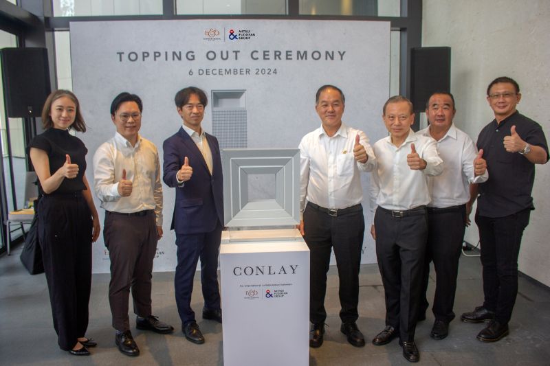 Conlay by E&amp;O Celebrates Topping-Out Ceremony