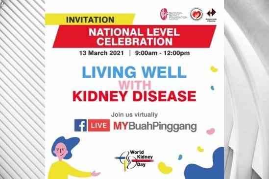 World Kidney Day 2021:  Living Well With Kidney Disease