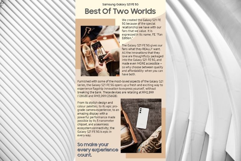 Samsung Galaxy S21 FE 5G Best of Two Worlds